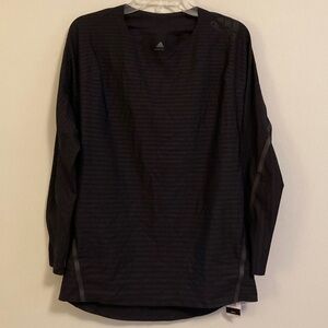 Adidas Men's Black Techfit Compression Long Sleeve Shirt